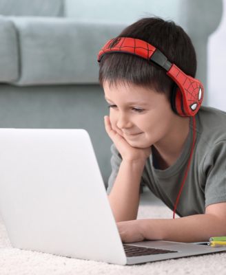 Spiderman Volume-Limiting Kids Wired Headphones