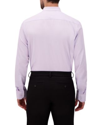 Men's 4-Way Geometric-Print Button-Front Woven Dress Shirt