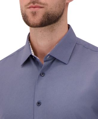 Men's 4-Way Modern-Fit Woven Dress Shirt