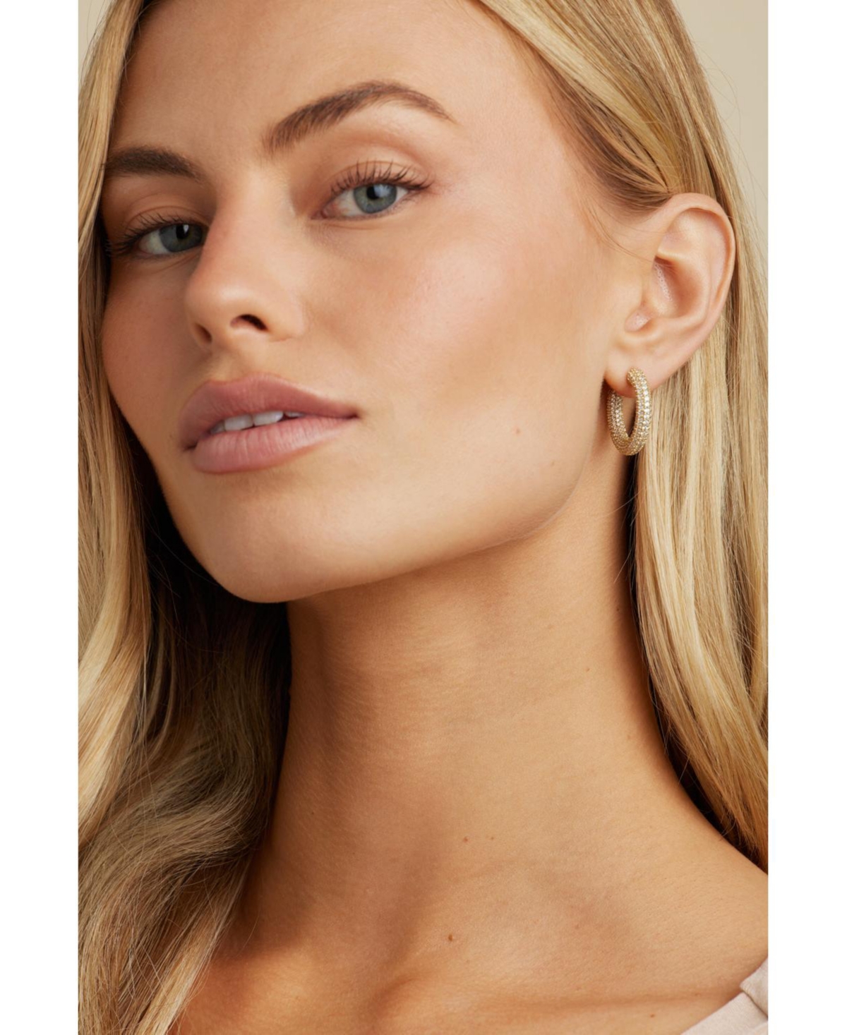 Untamed Petals Alex Crystal Hoops