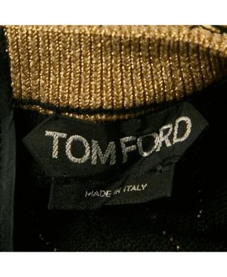 Women's Black/gold Lurex Slinky Rib Knit Crewneck Maxi Dress