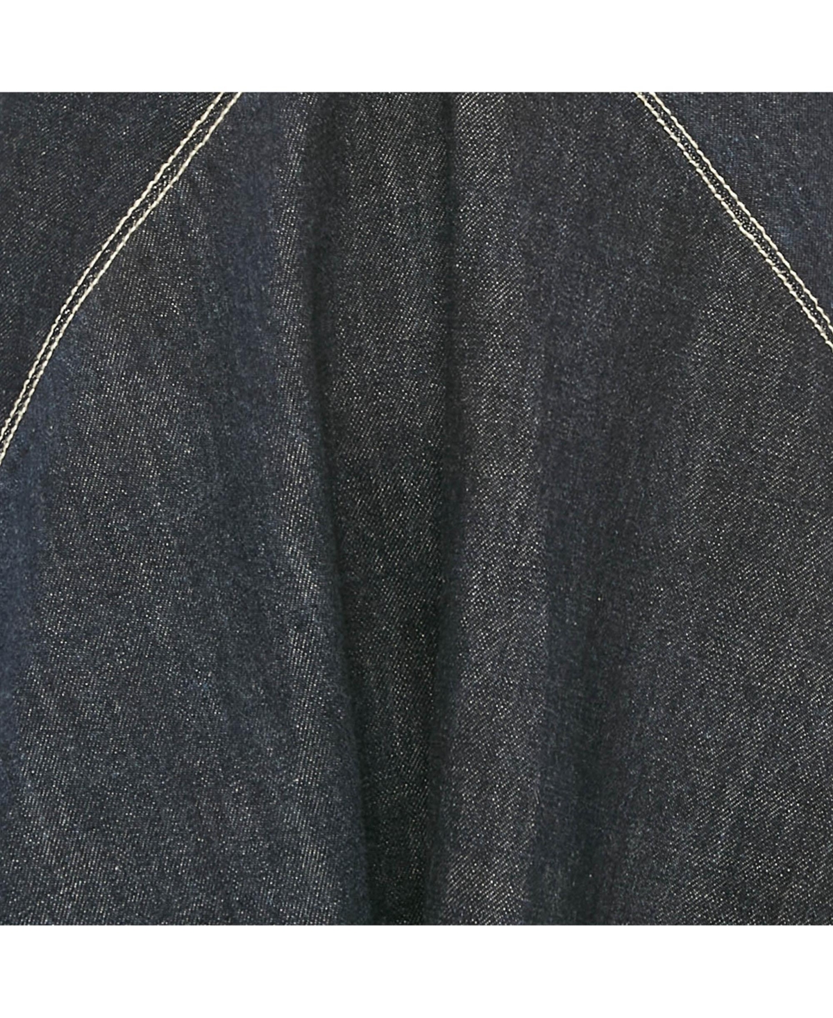 Pre-Owned Marni Women's Blue Denim Asymmetric Flared Midi Skirt