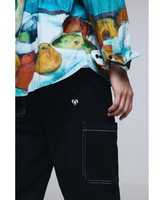 Men's Cargo pants with drawstring