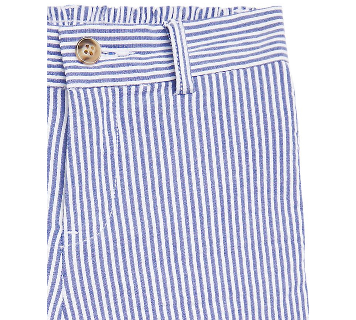 Polo Ralph Lauren Baby Boys' Striped Flat-Front Shorts