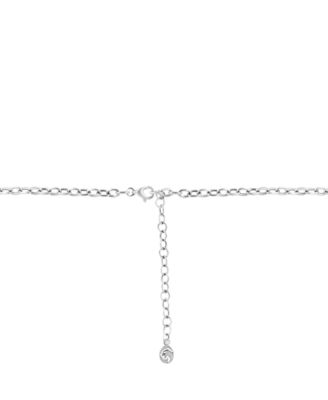 Aquamarine (3-5/8 ct. t.w.) and Zircon Necklace (1 ct. t.w.) in Sterling Silver