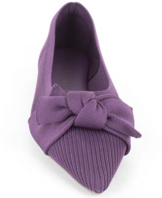 Women's Monserrat Pointed Toe Knit Flats