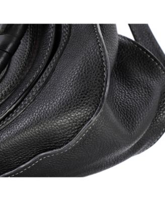 Medium Marcie Satchel Leather