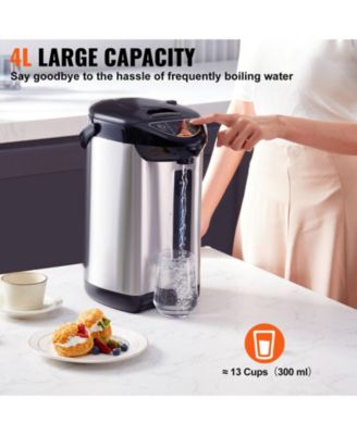 Hot Water Dispenser 4-Temp Stainless Steel Boiler 4L Countertop Heater