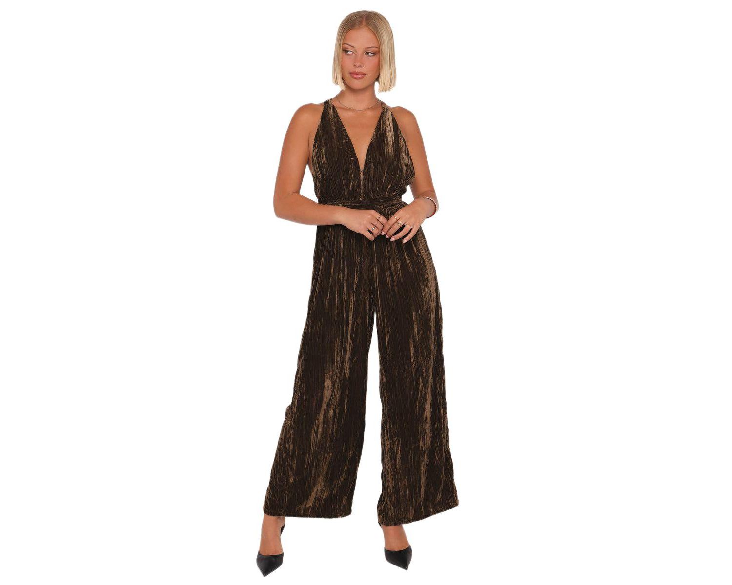 Women's Melody Velvet Jumpsuit