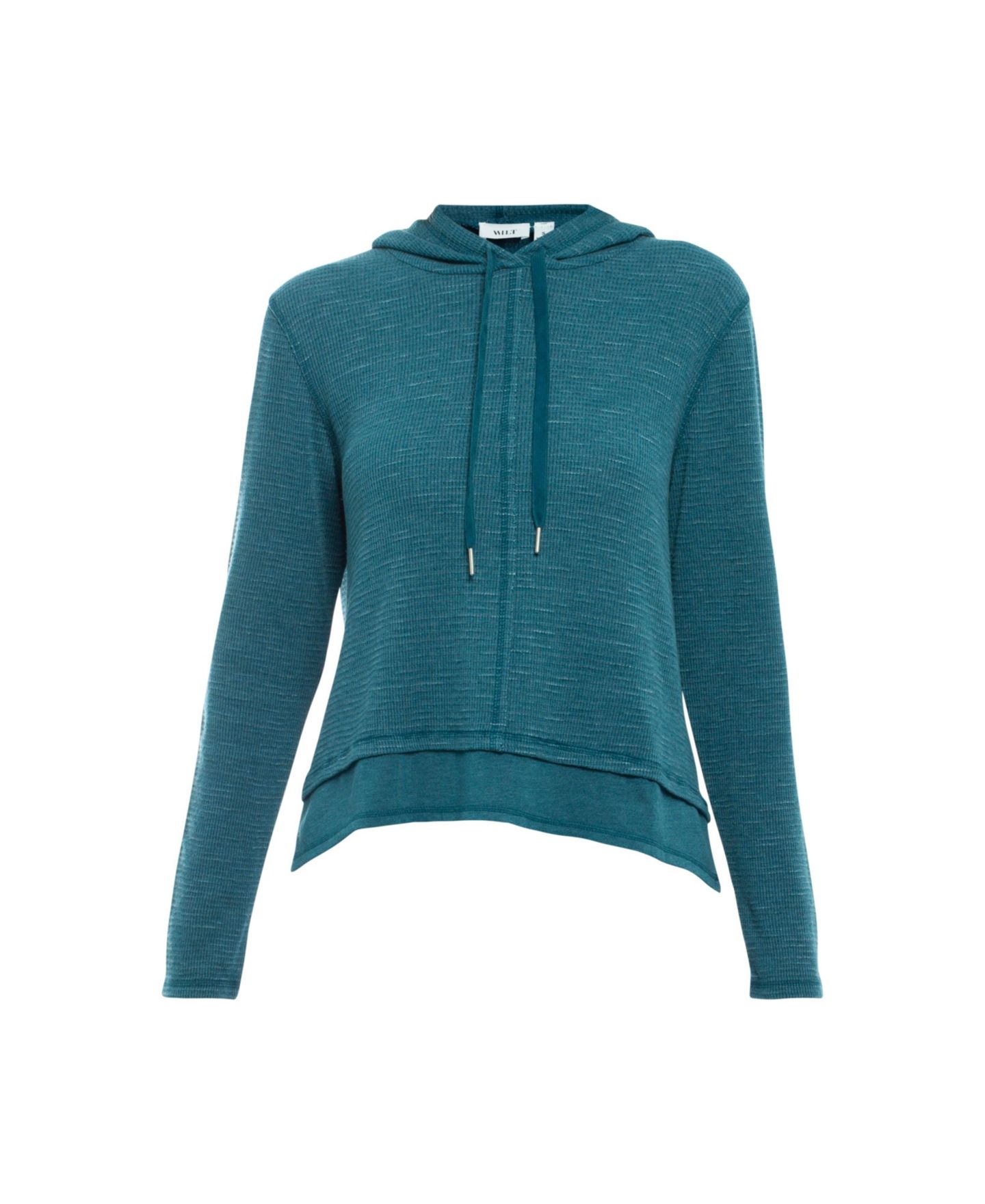 Женское худи WILT Clothing Long Sleeve Double Peplum, цвет: Синий — фото 5