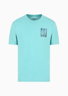 Men's Regular-Fit Gradient Box Logo Graphic T-Shirt