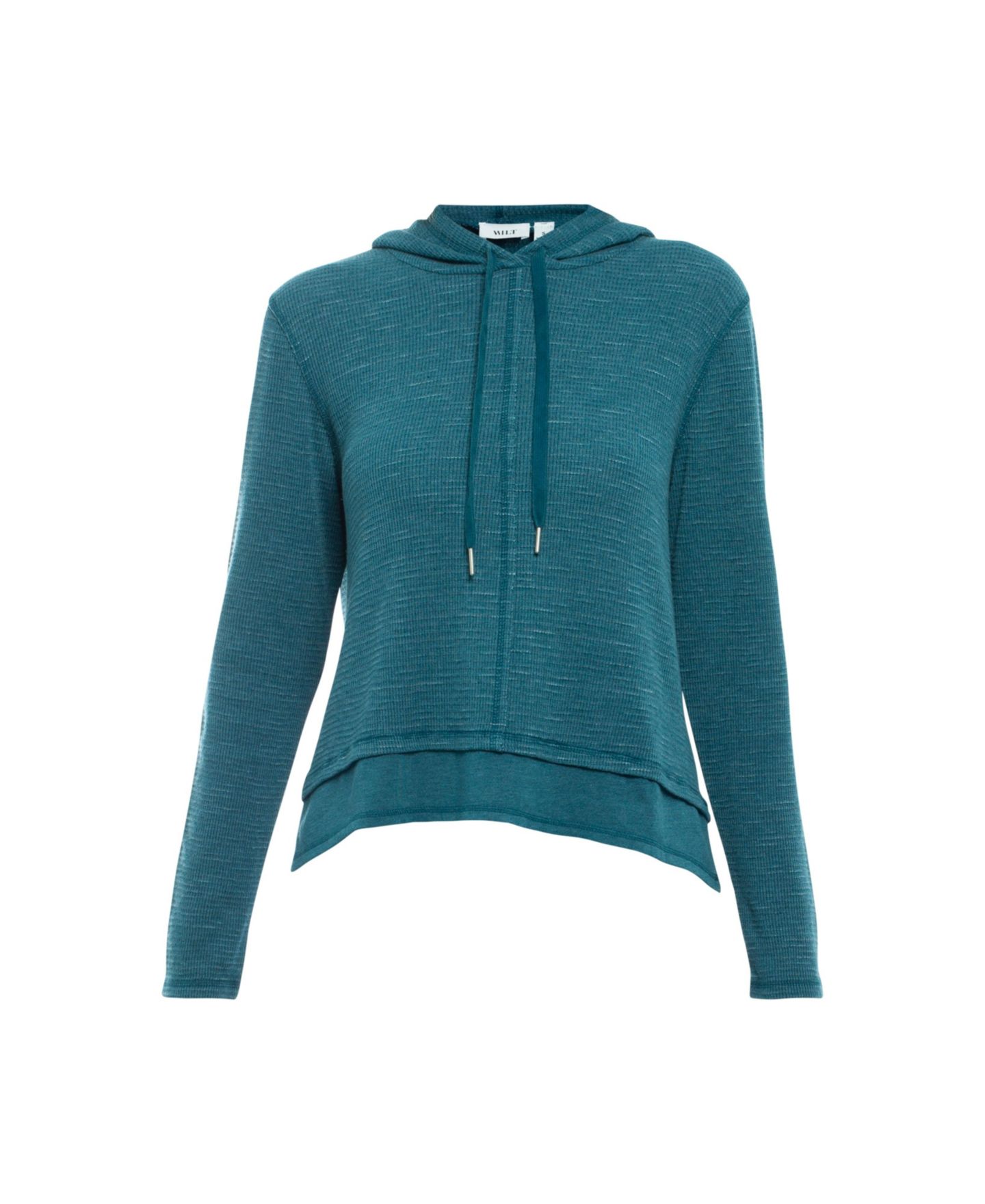Женское худи WILT Clothing Long Sleeve Double Peplum, цвет: Синий — фото 11