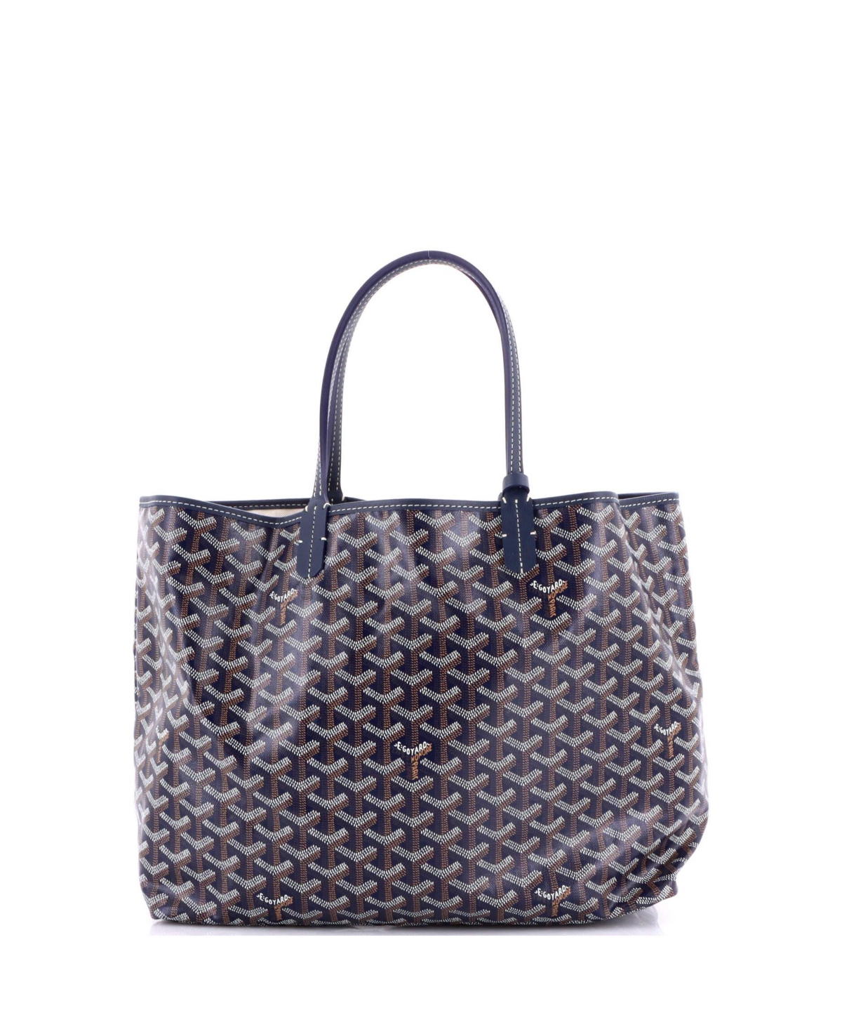 Pre-Owned Goyard Pm Saint Louis Tote Coated Canvas