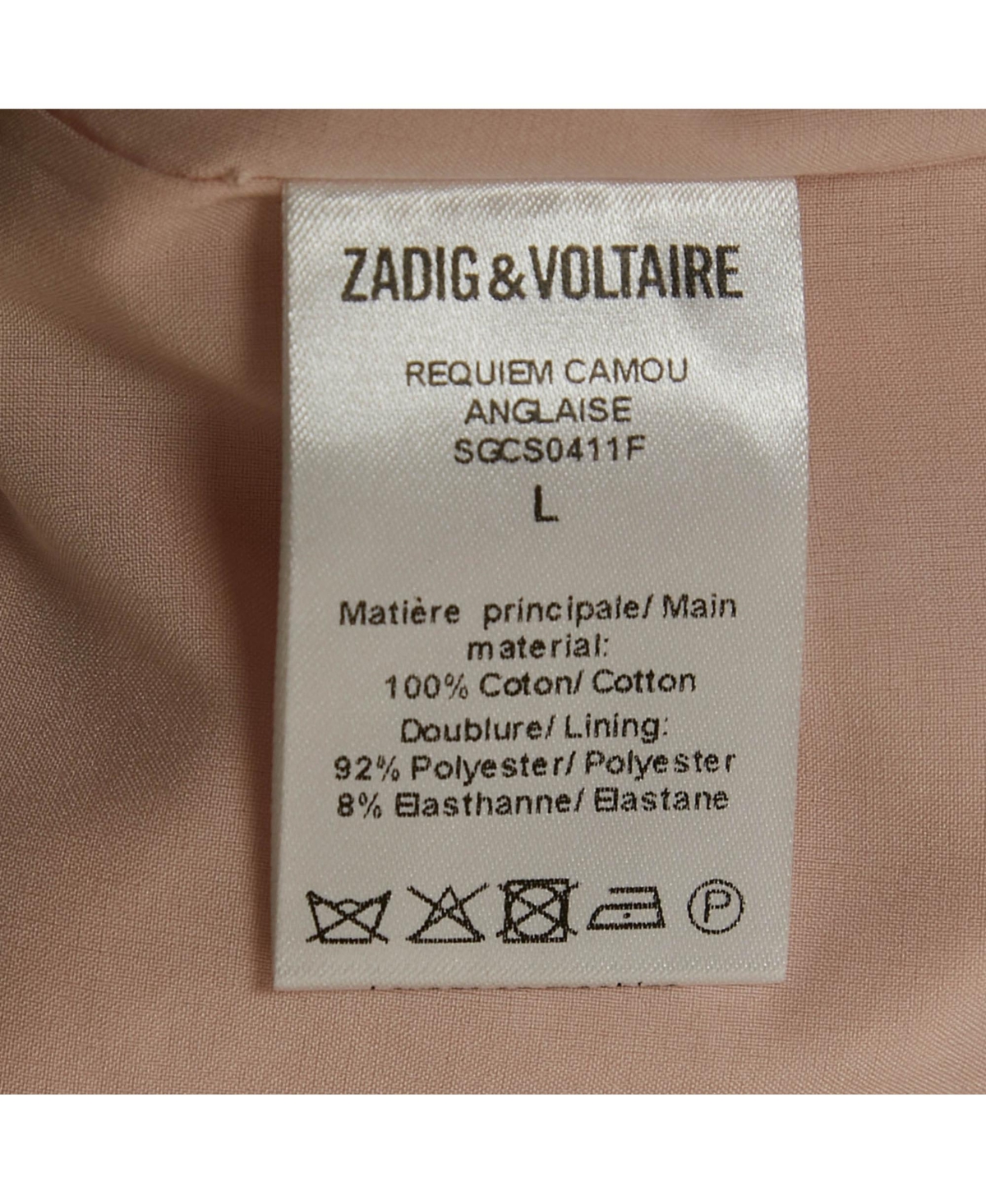 Pre-Owned Zadig & Voltaire Women's Yellow/pink Camouflage Print Anglaise Requiem Short Dress