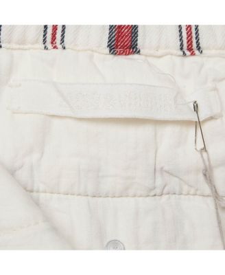 Women's Striped Cotton Raye Trousers