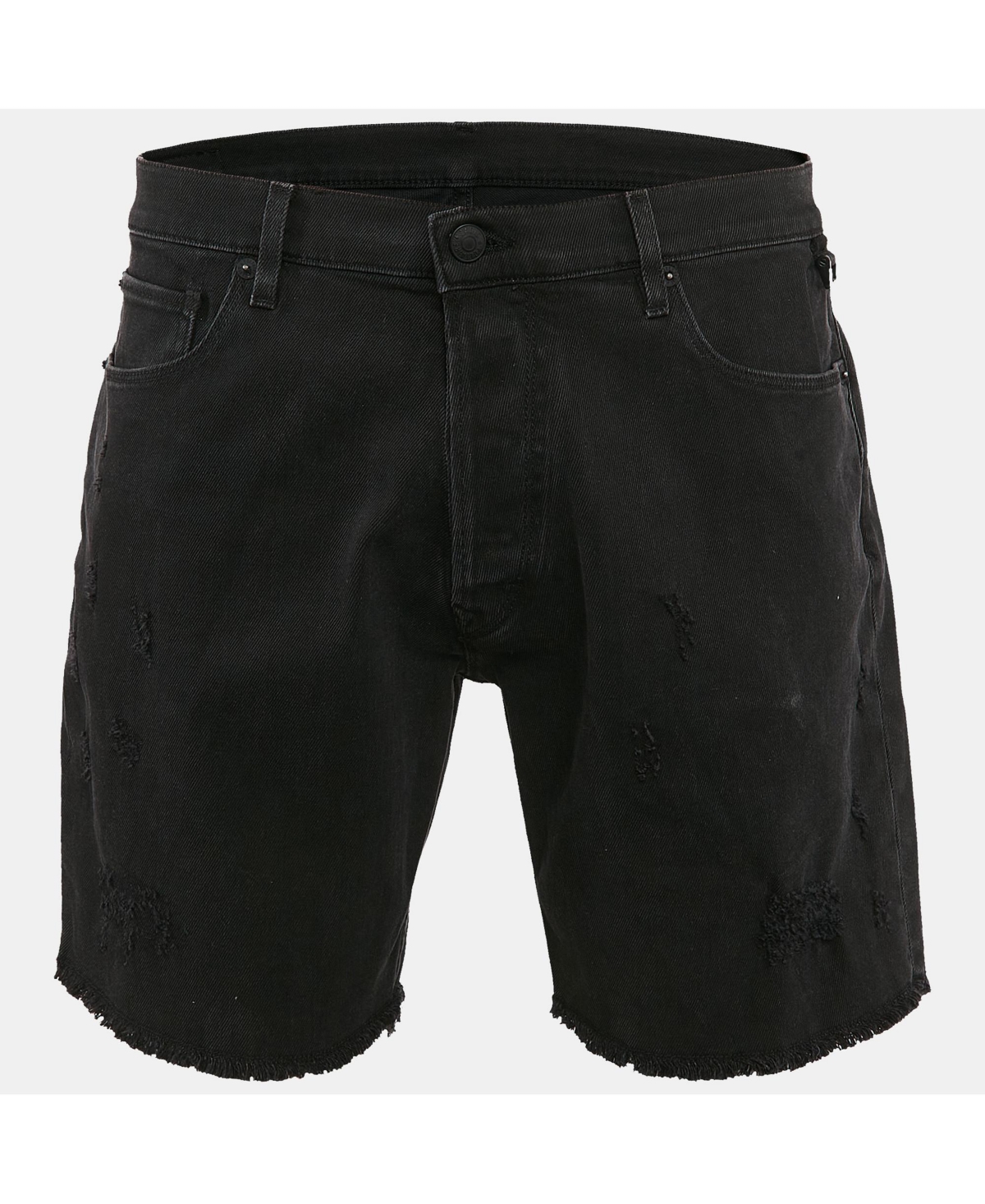 Pre-Owned Zadig & Voltaire Men's Distressed Denim Raw Edge Detail Shorts