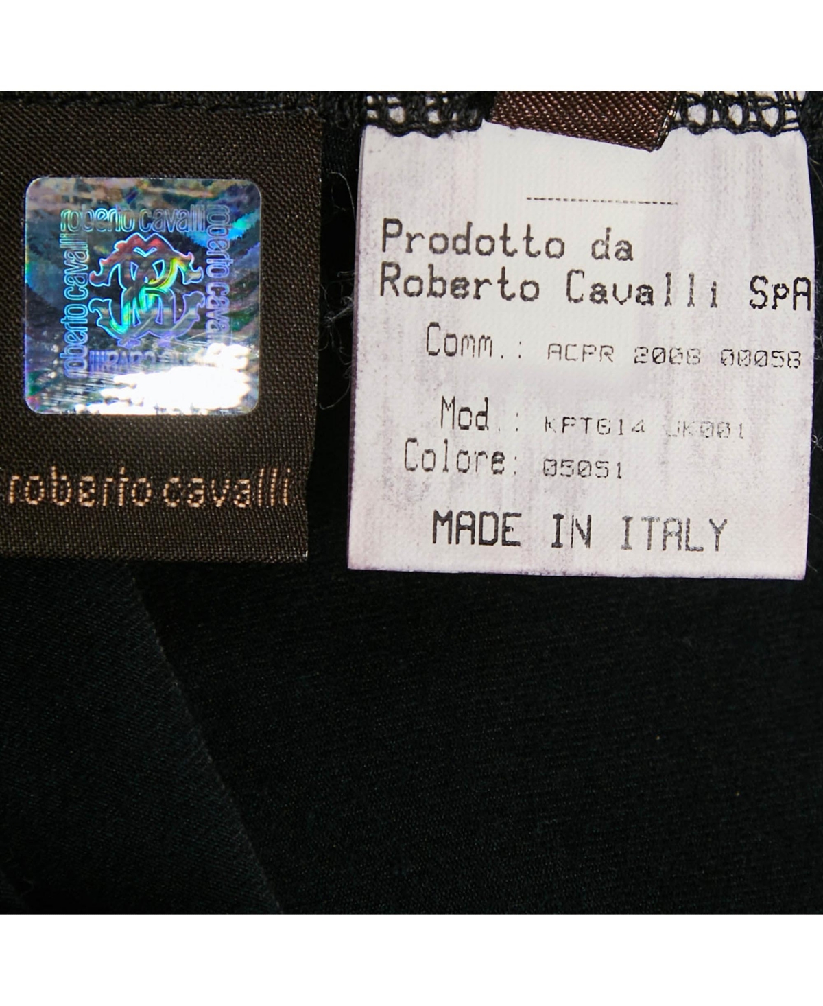 Pre-Owned Roberto Cavalli Women's Logo Print Cotton Crew Neck T-Shirt