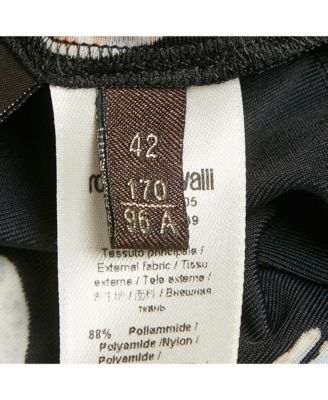 Women's Black Printed Jersey Short Dress