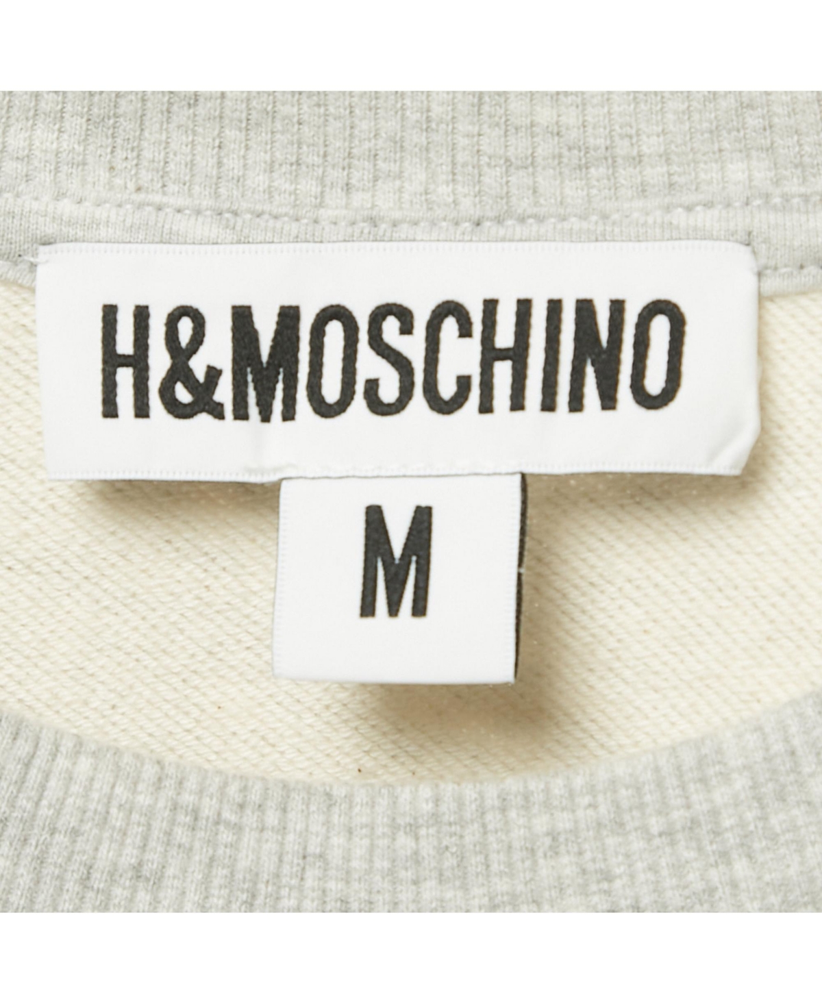 Pre-Owned Moschino Women's X H&m X Disney Grey Mickey Embroidered Cotton Sweatshirt