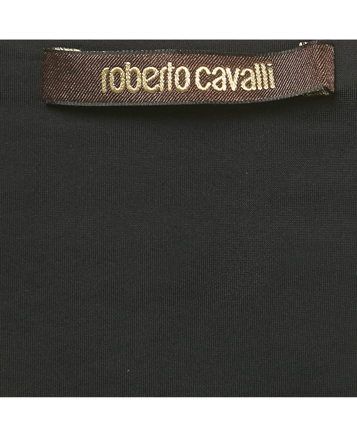 Pre-Owned Roberto Cavalli Women's Beige Cotton And Modal Faux Feather Detail T-Shirt
