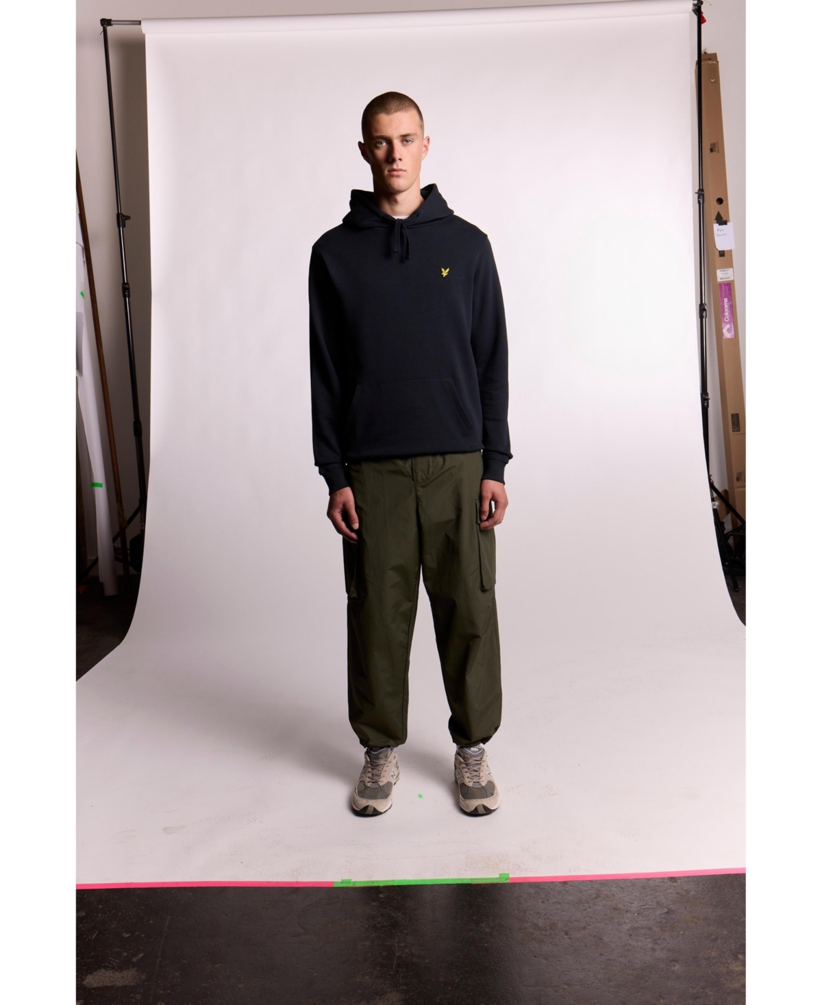 Lyle & Scott Men's Long Sleeve Pull Over Hoodie