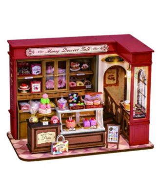 3D Puzzles Honey Dessert Talk Shop DIY Miniature House Kit Birthday Gifts