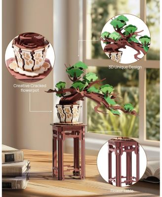 3D Puzzles Wooden Puzzle Model Kits to Build Home Decoration Creative Gifts Valentine's Day Birthday Gifts,