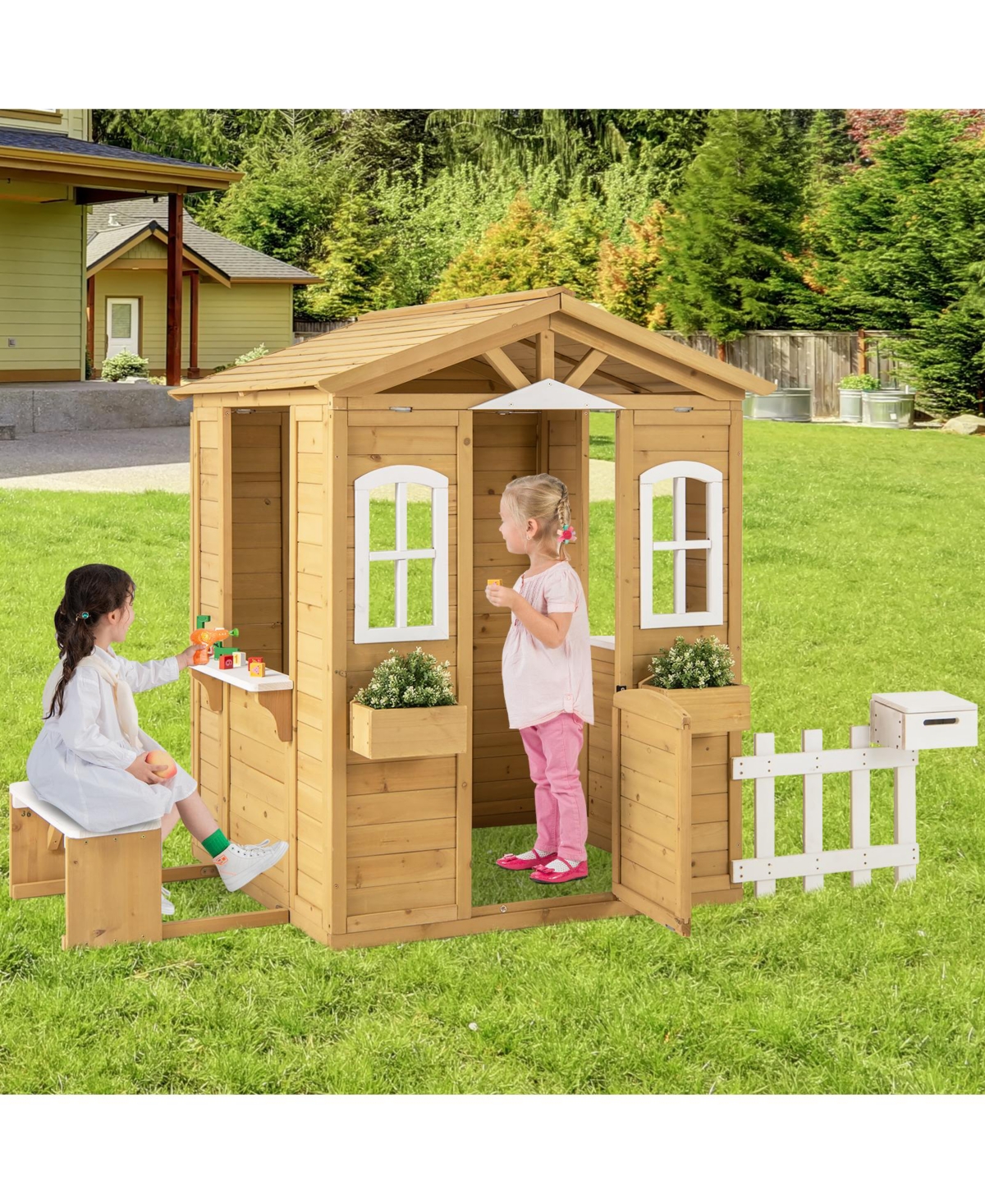 Skonyon Kids Bike with Basket, Adjustable Seat & Training Wheels