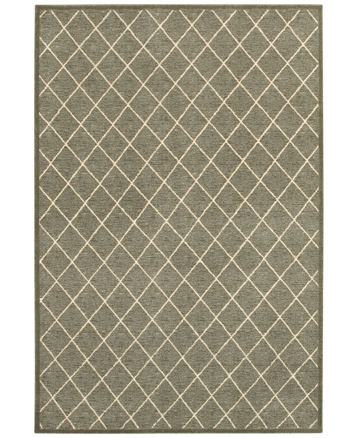Oriental Weavers Ellerson Diamond 6'7in x 9'6in Area Rug - Grey