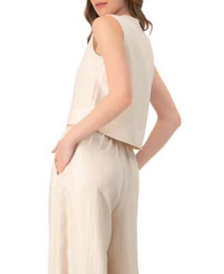 Women's Sleeveless Round Neck Top