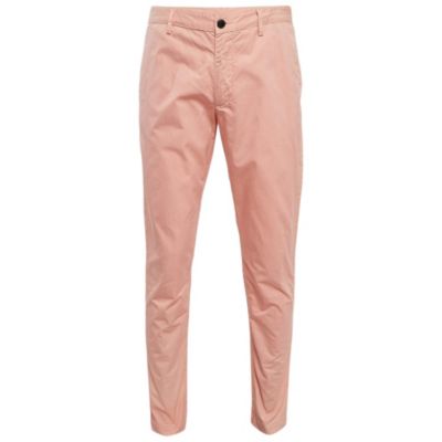 Men's Pink Cotton Patrick Chino Trousers