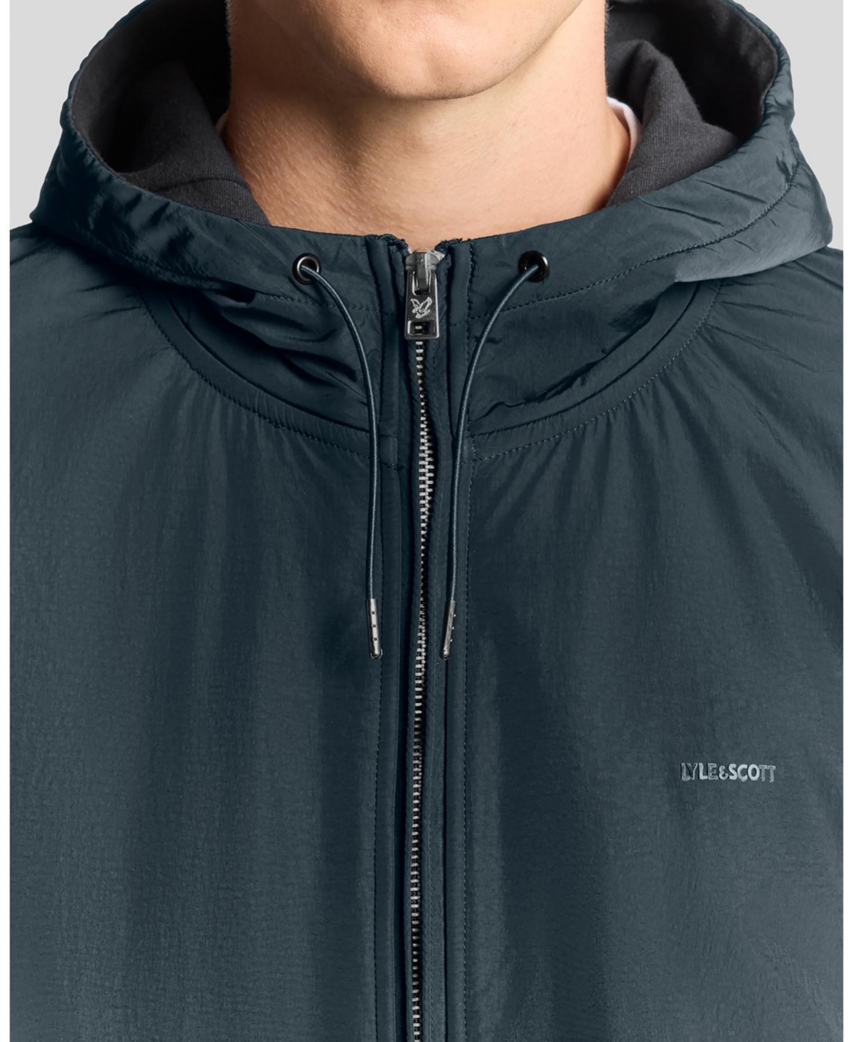 Lyle & Scott Men's Half Raglan Hybrid Hoodie