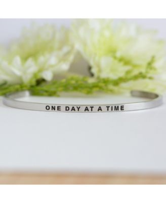 One Day At A Time Open Cuff Bracelet