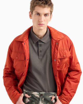 Men's Short Sleeve Eagle Graphic Polo Shirt