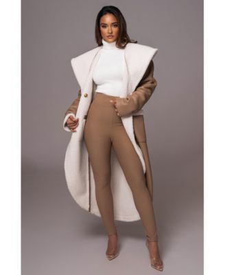 Women's Jaida Reversible Teddy Coat