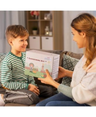 Nature Exploration Toys Kids Gardening Tools with Accessories Outdoor Toys Gift for Boys and Girls