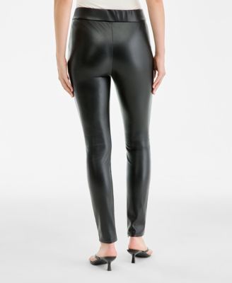 Women's Faux-Leather Leggings, Macy's Exclusive