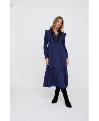 Women's Lulu Embroidered Maxi Dress