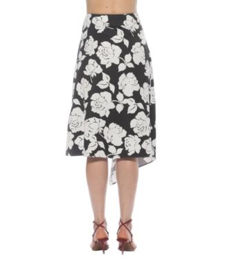 Women's Jess Asymmetric Midi Skirt