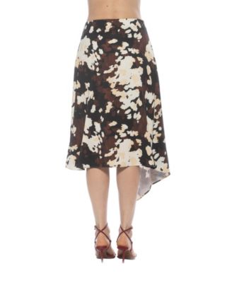 Women's Jess Asymmetric Midi Skirt