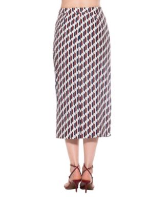 Women's Carla Front Button Down Midi Skirt