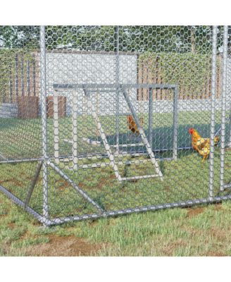 Wooden Chicken Activity Play w/ Swing Set, Chicken Coop Toy