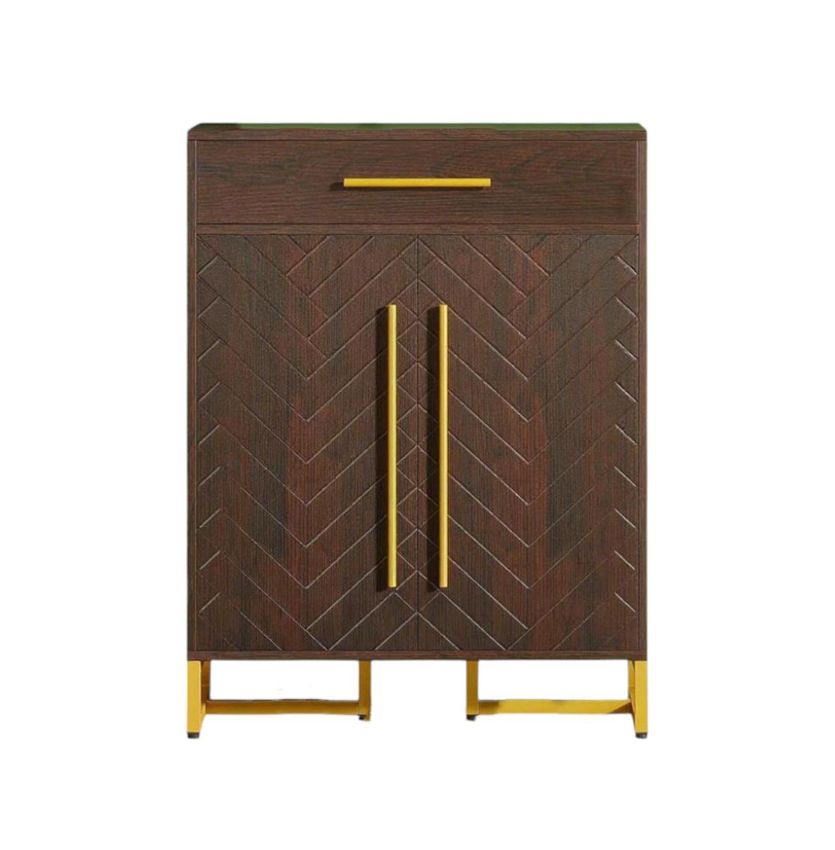 Slickblue Multi-Compartment Shoe Organizer for Entryway and Hallway