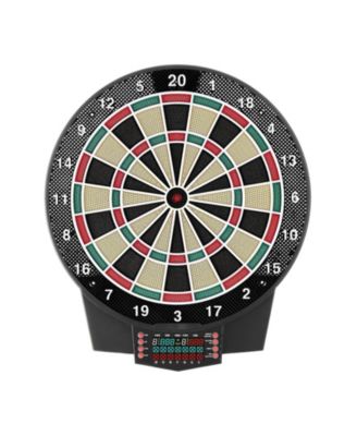 Electronic Dart Board, 15.5" Dartboard with 43 Games, 320+ Variations, Color LCD Scoring and Soft Tip Darts for Up to 8 Players