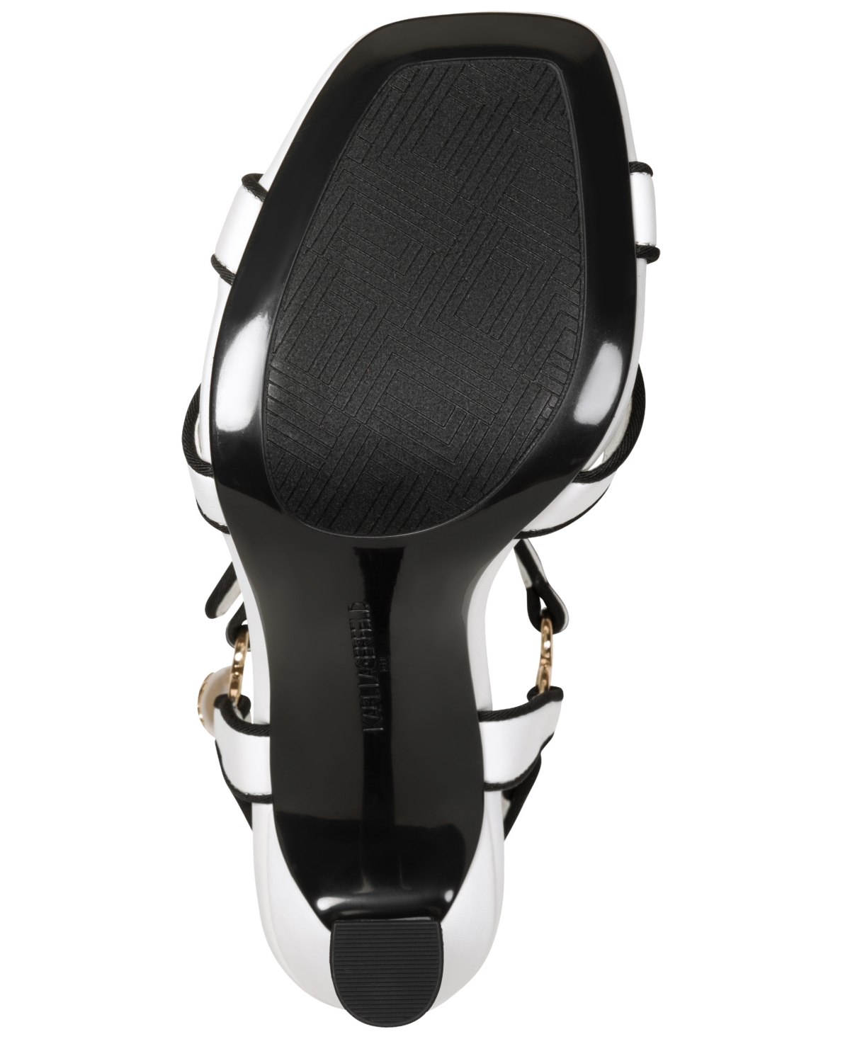 Karl Lagerfeld Paris Women's Daelin Square Toe Sandals