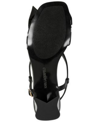 Suttyn Bow Polka-Dot Heeled Sandals