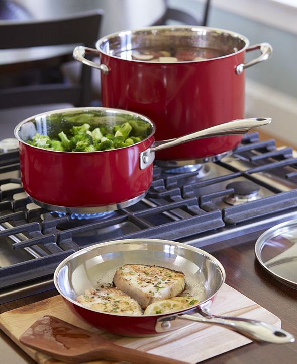 KitchenAid KCS30PLER 3Qt. Stainless Steel Saucepan with Lid & Reviews