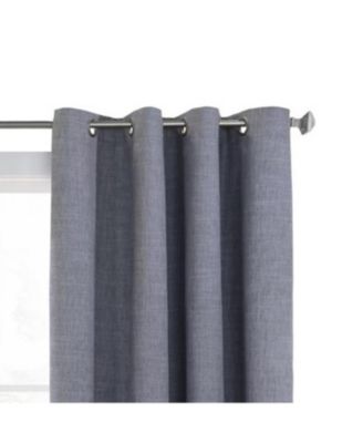 Commonwealth Maya Grommet Curtain Panel Window Dressing - 52x95", Blue