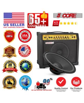 Car Subwoofer 2Pc 10" 3000W Pro Audio Deep Bass Component Sub Woofer 4Ohm Replacement Speaker