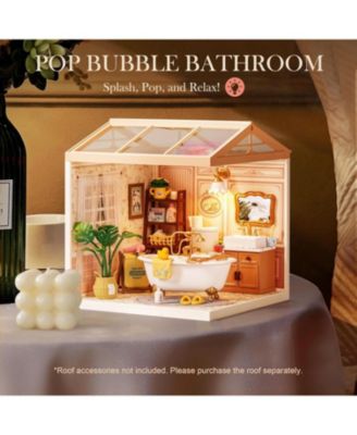 3D Puzzles Super Creator Pop Bubble Bathroom Plastic Building Set Toys Playset Gifts for Teens Adults